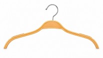 Cabide de Madeira Com Silicone - CAIXA C/ 30 UNIDADES